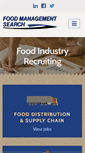 Mobile Screenshot of foodmanagementsearch.com